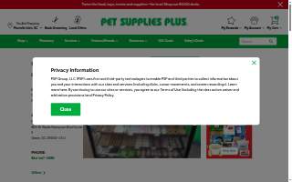 Pet Supplies Plus Greer website