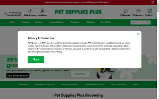 Pet Supplies Plus Summerville Grooming website