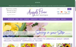 Angels Flower and Gift Boutique Inc website