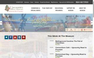 Upcountry History Museum website