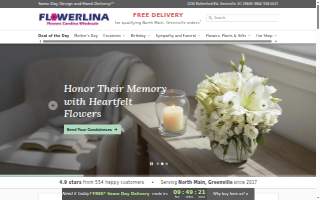 Flowerlina website