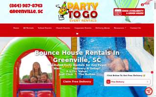 Party To Go website