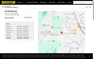 Dollar General of Mauldin website
