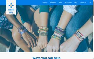 Threads of Hope website