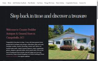 Country Peddler Antiques & General Store website