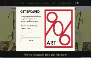 906 Art Gallery and Event Venue website