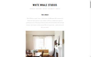 White Whale Studios & Gallery website