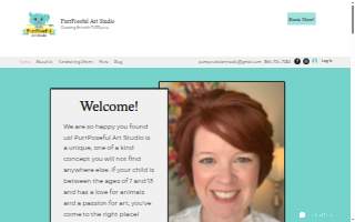 PurrPoseful Art Studio website