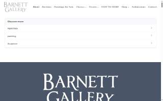 Barnett Gallery website