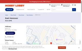 Hobby Lobby of East Hanover website