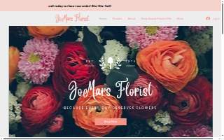 JoMars Florist website