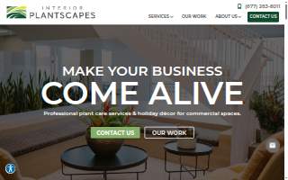 Interior Plantscapes of Greenville website