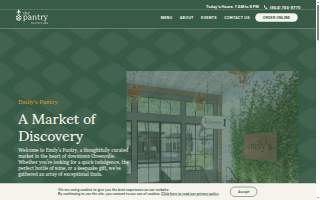 The Pantry by Emily's Table website