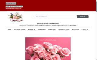 Carolina Florist Supply, LLC website