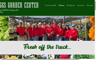 Staggs Garden Center website