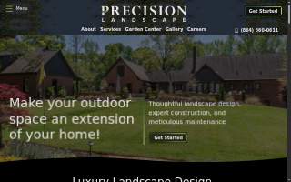 Precision Landscape Management website