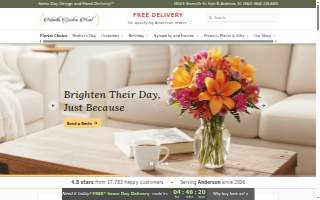 Palmetto Gardens Florist website