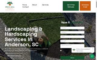 Spring Hill Growers and Landscaping website