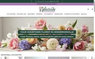 Westside Flowers, Plants and Gifts website