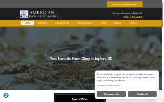 American Pawn Exchange website