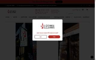 LES Wine & Spirits website