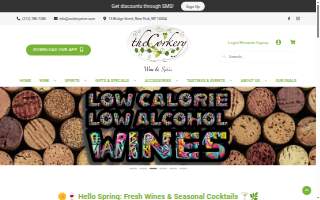 The Corkery Wine & Spirits website