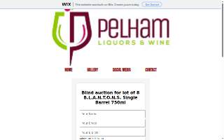 Pelham Liquors & Wine website