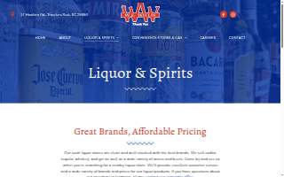 W.E. Willis Liquors of Greenville website