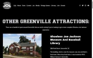 Shoeless Joe Jackson statue website