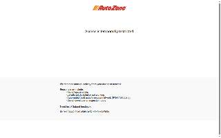 AutoZone Auto Parts of Taylors website
