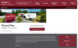 Jiffy Lube of Greenville website