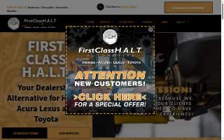 First Class Halt website