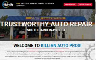 Killian Auto Pros - Greenville website