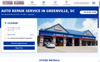 Express Oil Change & Tire Engineers of Greenville website