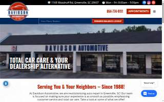 Davidson Automotive website