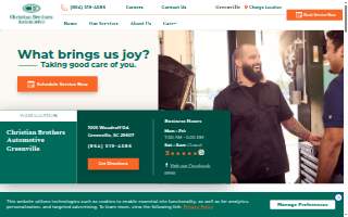Christian Brothers Automotive Greenville website