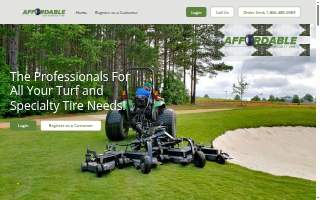 Affordable Turf & Specialty Tire website