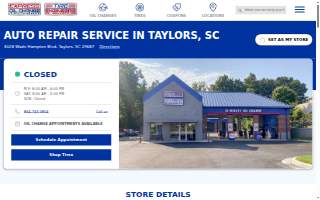 Express Oil Change & Tire Engineers of Taylors website