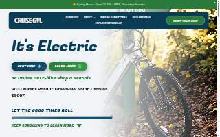 Cruise GVL E-Bike Shop and Rentals at Holland Park website