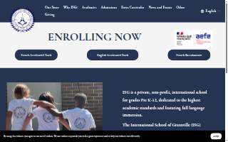 The International School of Greenville website