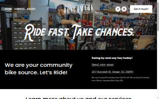 Benchmark Bicycle Supply Co. website