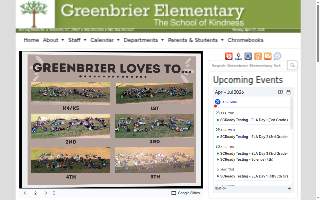 Greenbrier Elementary School website