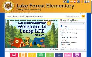 Lake Forest Elementary School website