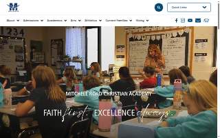 Mitchell Road Christian Academy website