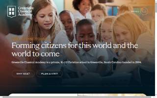 Greenville Classical Academy website