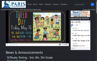 Paris Elementary School website