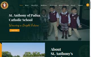 St Anthony Catholic School website