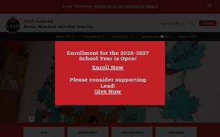 Lead Academy Public Charter School website