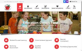 Aldersgate Child Development website