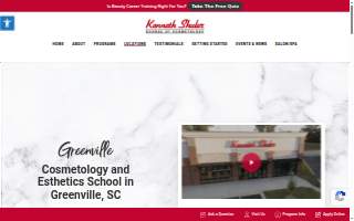 Kenneth Shuler School of Cosmetology website